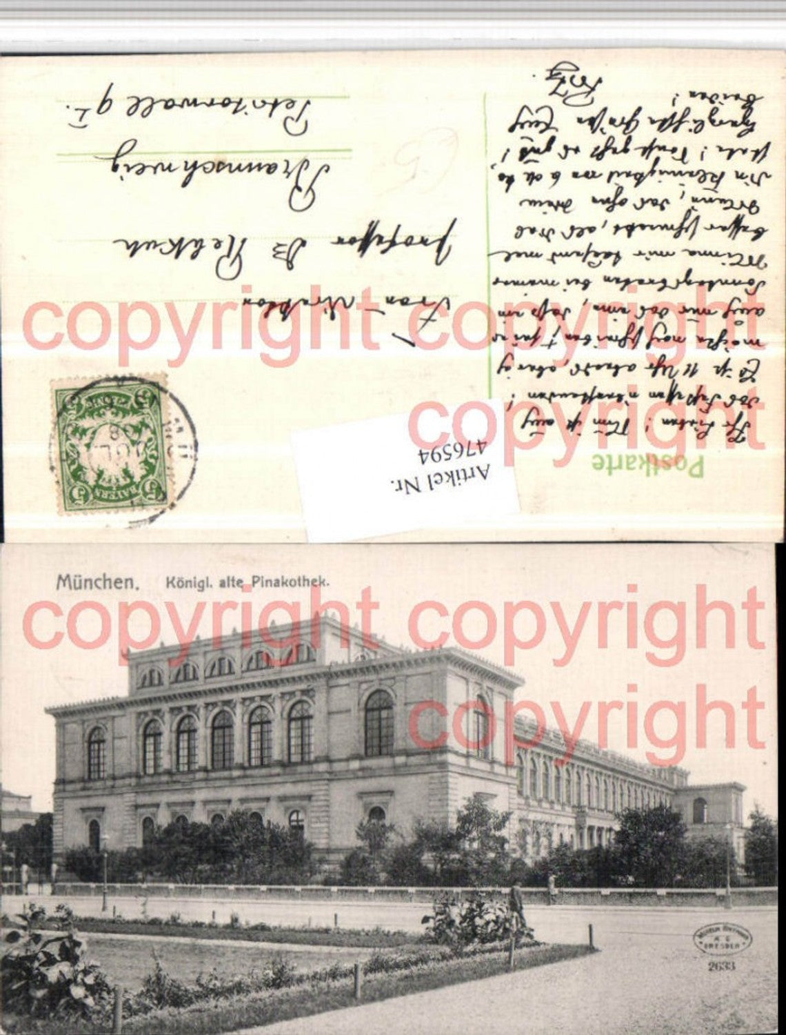 476594, Munich Royal Old Pinakothek Building