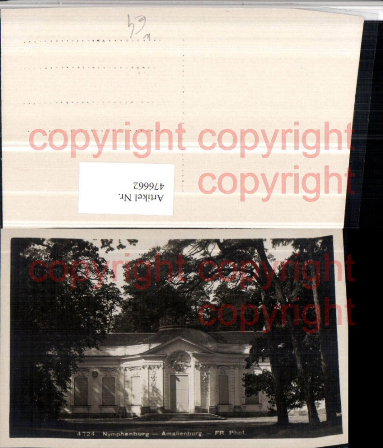 476662, Munich Nymphenburg Amalienburg