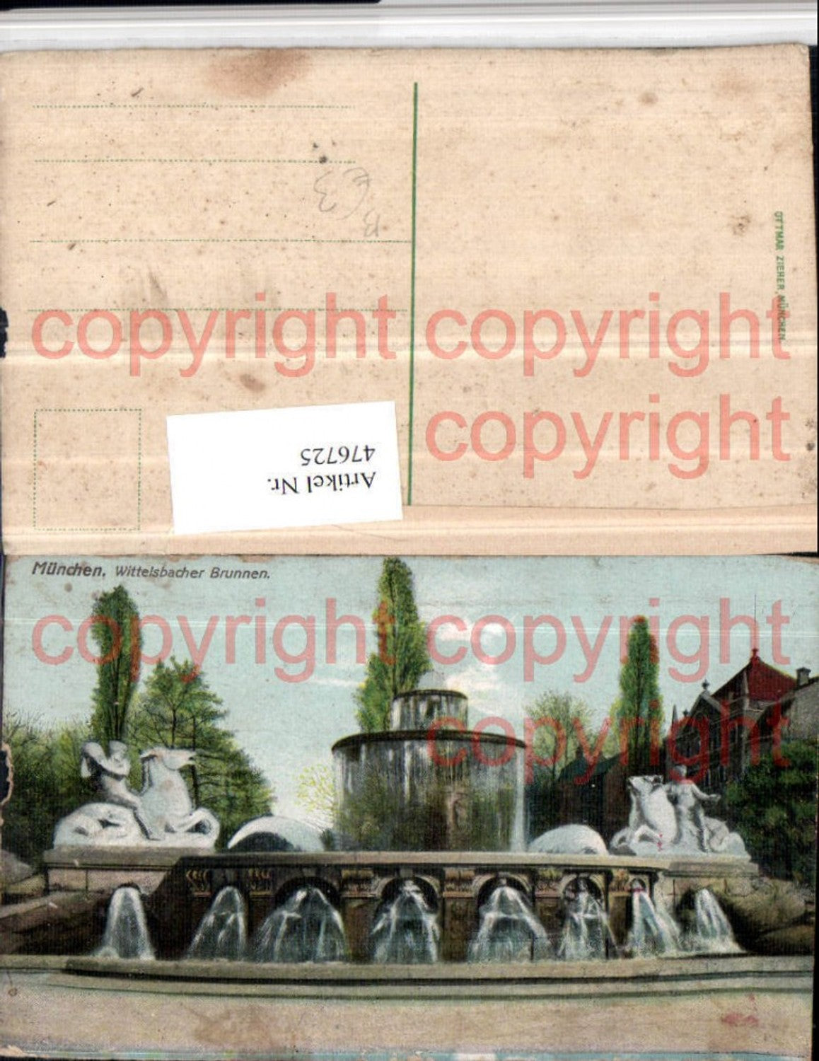 476725,München Wittelsbacher Brunnen