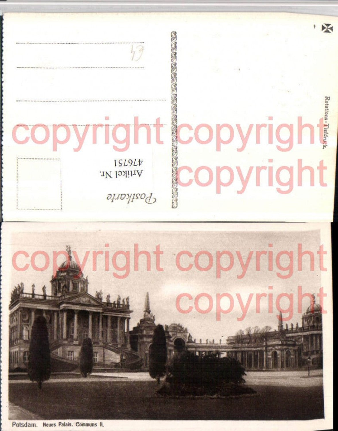 476751,Potsdam New Palais Communs II