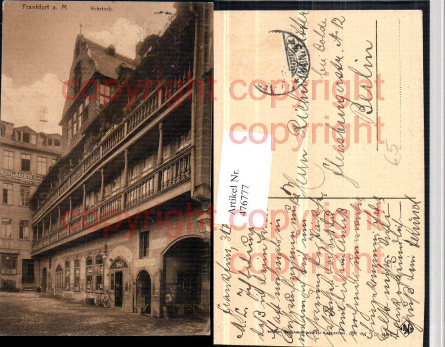 476777,Frankfurt am Main Rebstock Gebäude