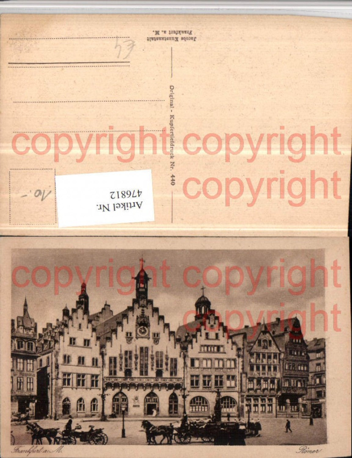 476812,Frankfurt am Main Römer Häuser Brunnen