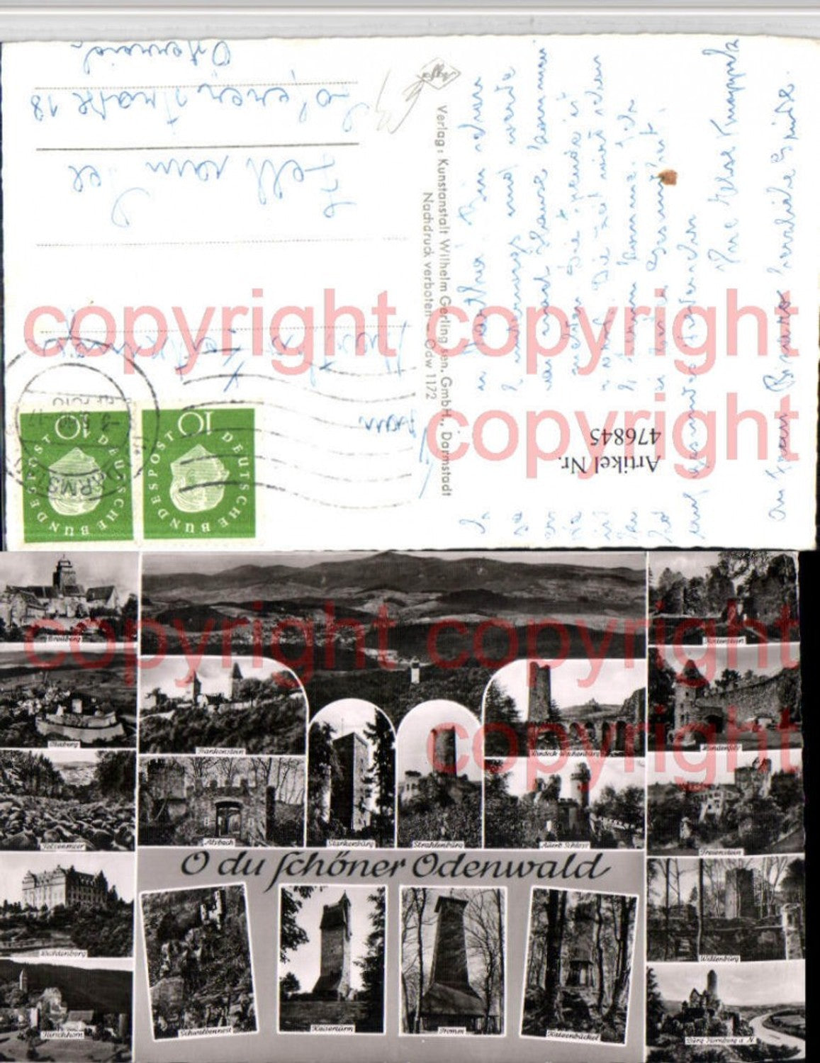 476845,Odenwald Starkenburg Alsbach Freienstein Lichtenberg Mehrbildkarte