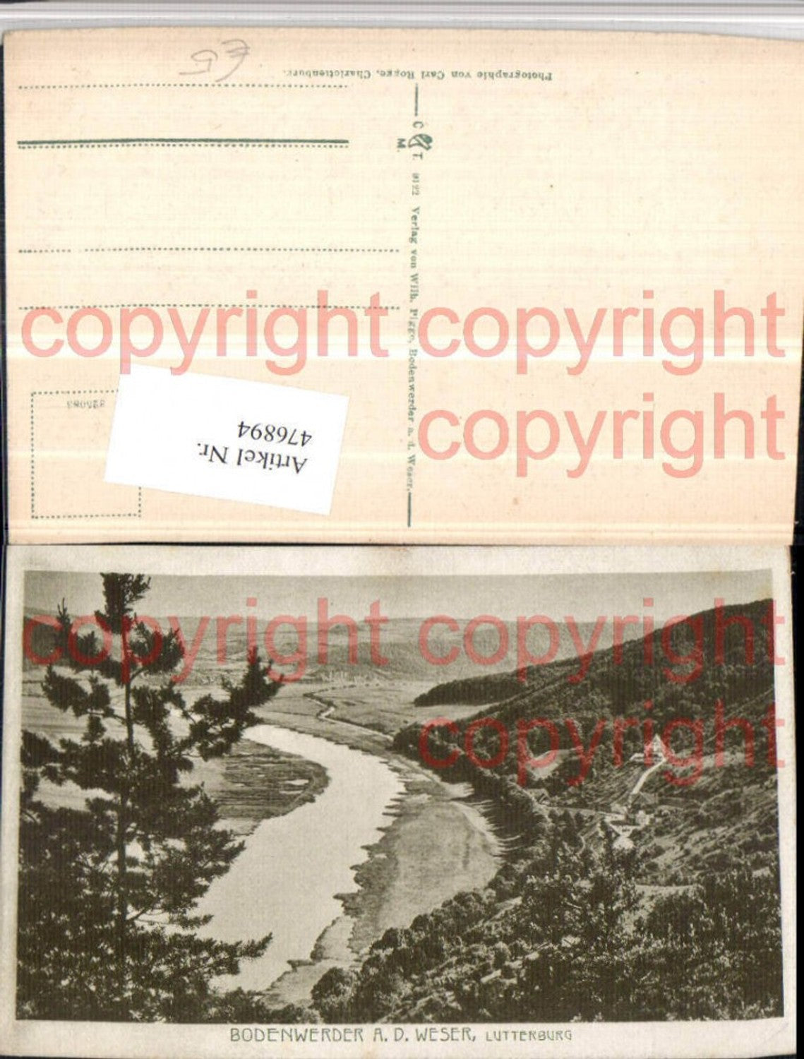 476894,Bodenwerder an d. Weser Lutterburg Fluss