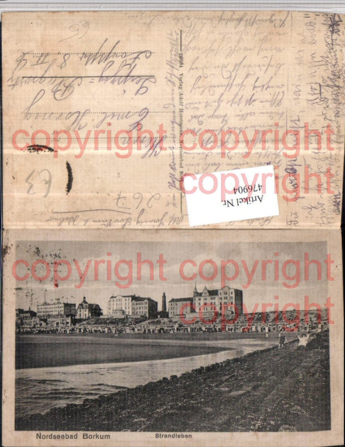 476904,Nordseebad Borkum Strandleben Strand