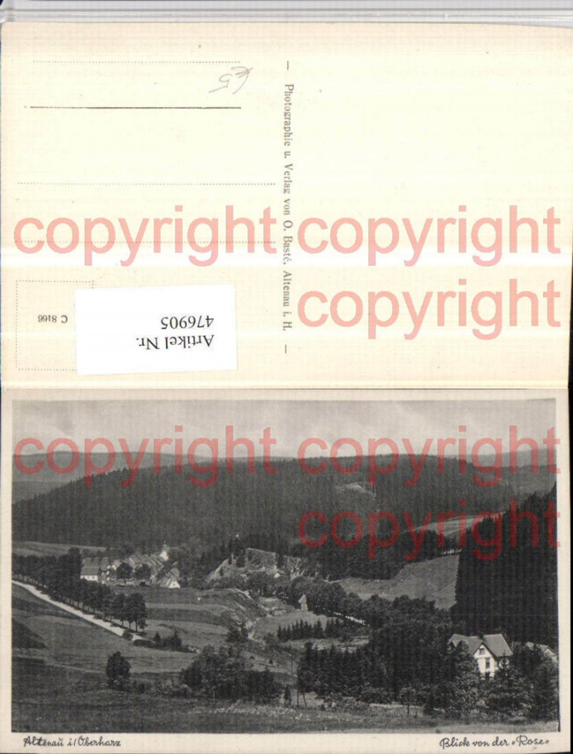 476905,Altenau im Oberharz Blick von d. Rose