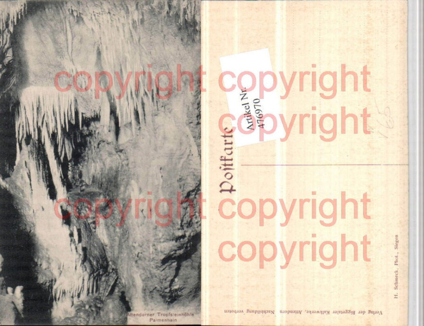 476970,Attendorn Attendorner Tropfsteinhöhle Palmenhain pub H. Schmeck