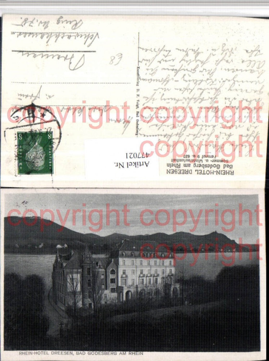 477021,Bonn am Rhein Bad Godesberg Rhein-Hotel Dreesen