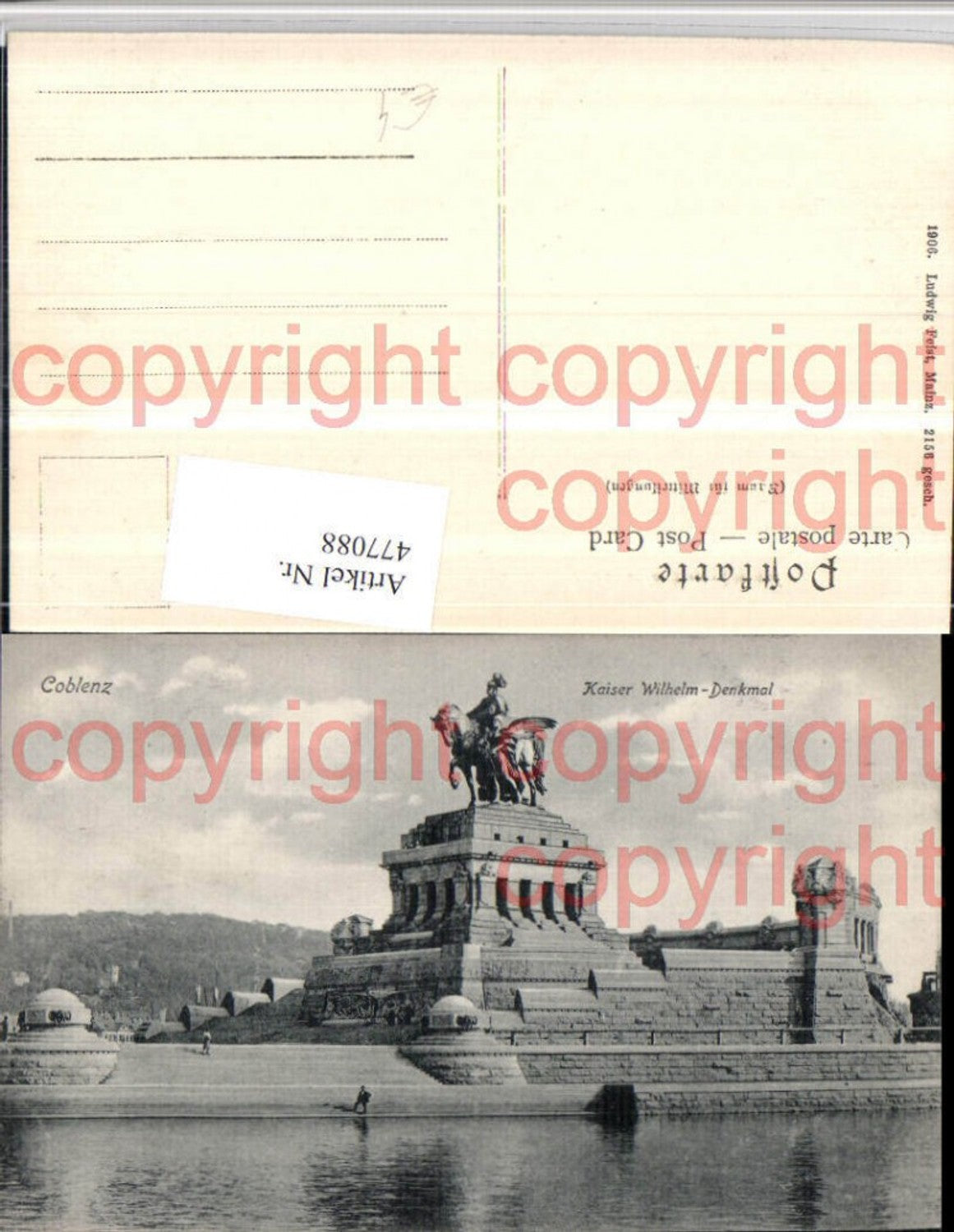 477088,Coblenz Koblenz Kaiser Wilhelm-Denkmal Statue