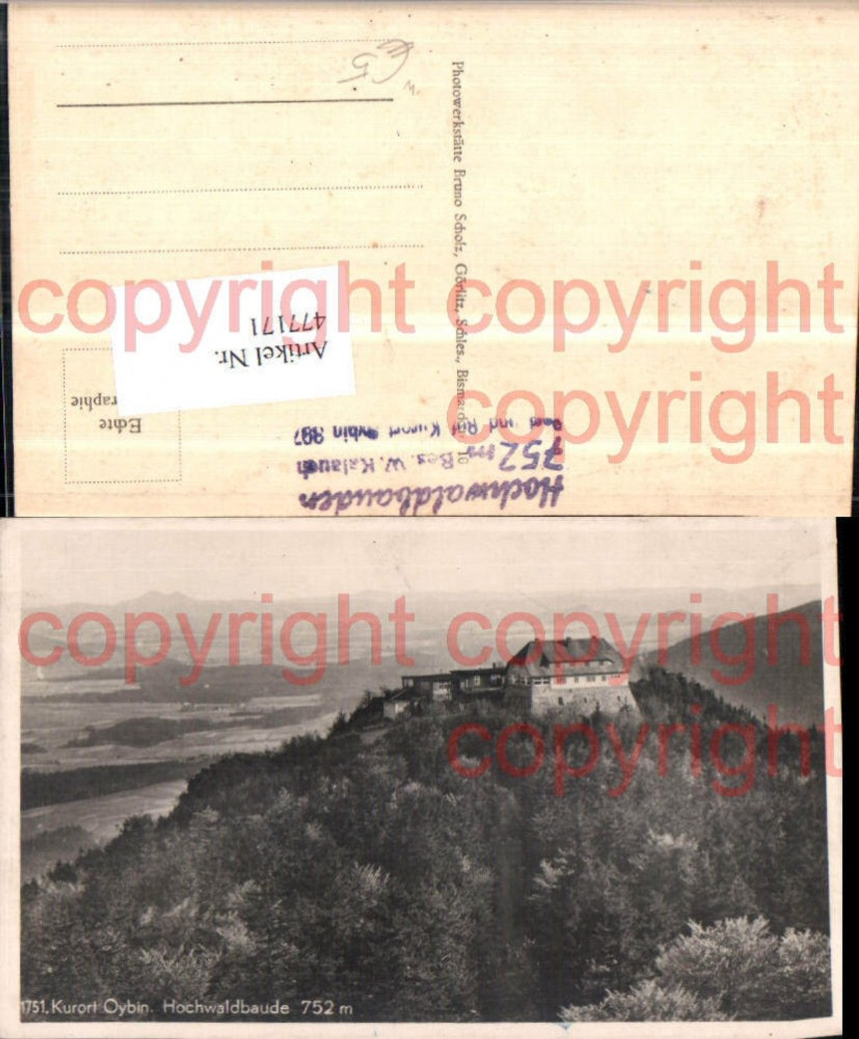 477171, Oybin Hochwaldbaude