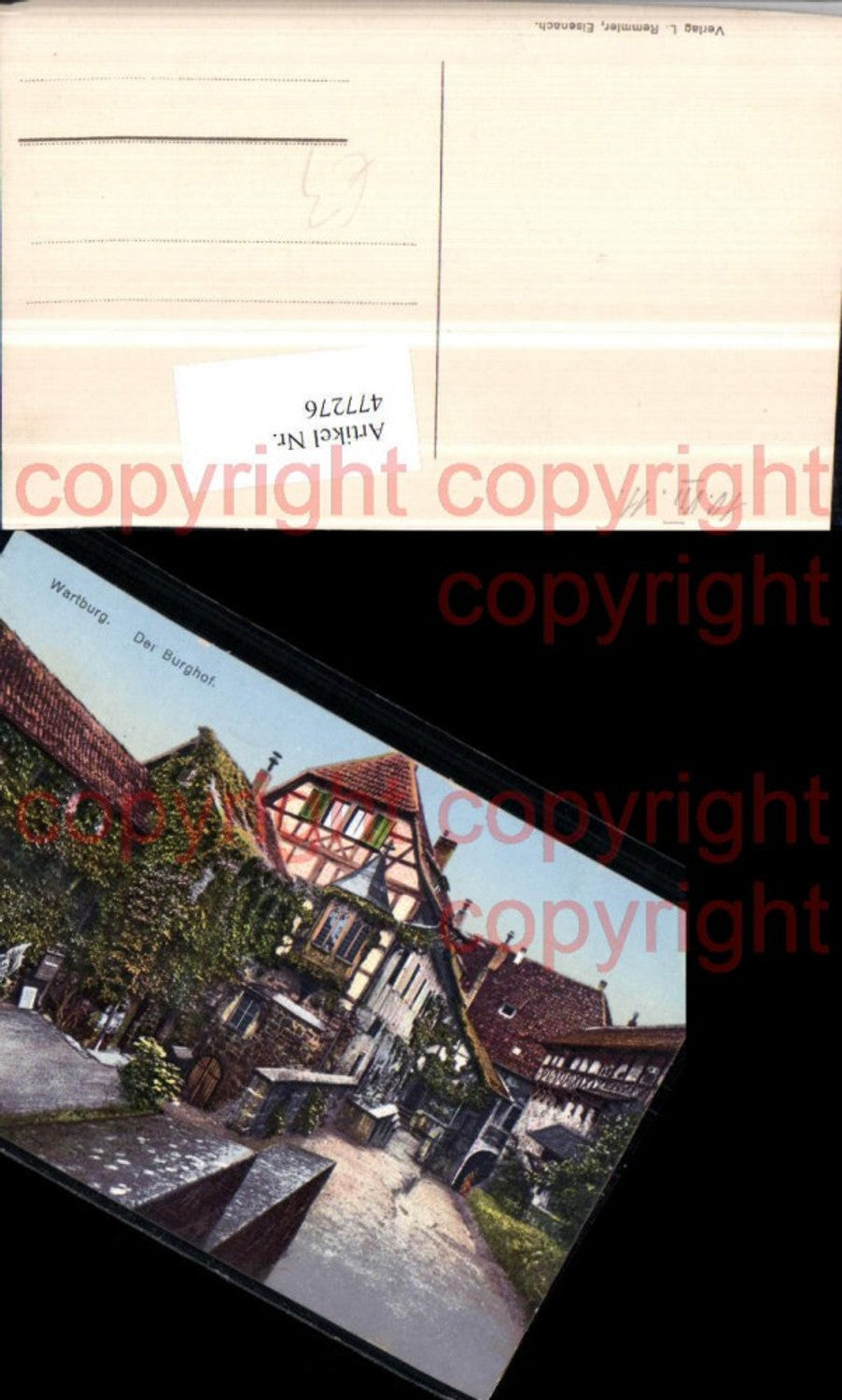 477276, Eisenach Wartburg Castle Courtyard Fountain Bay Window