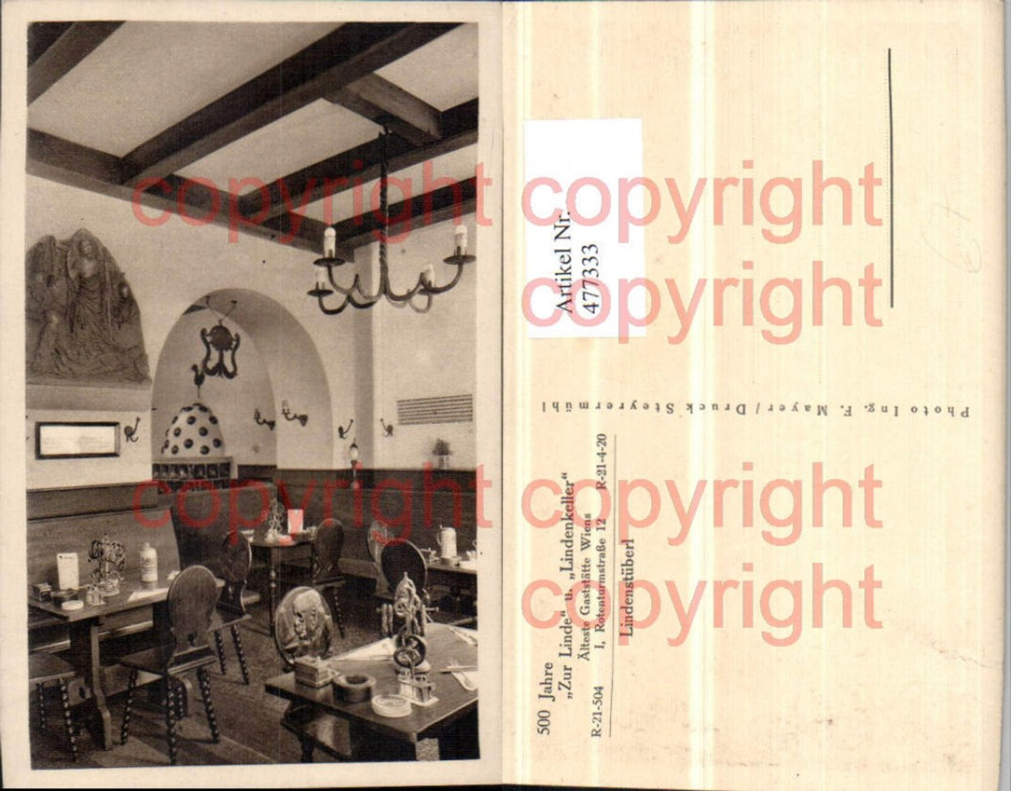 Alte Ansichtskarte – Old Postcard