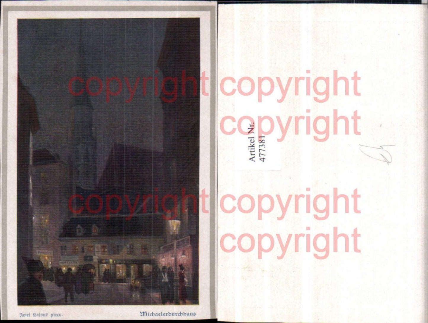 Alte Ansichtskarte – Old Postcard