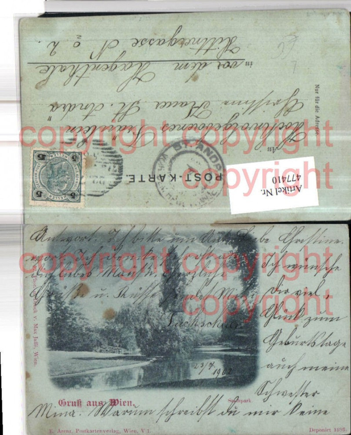 Alte Ansichtskarte – Old Postcard
