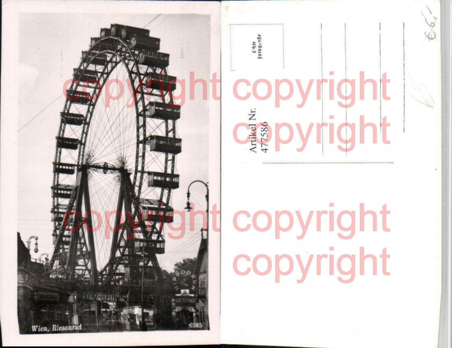 Alte Ansichtskarte – Old Postcard