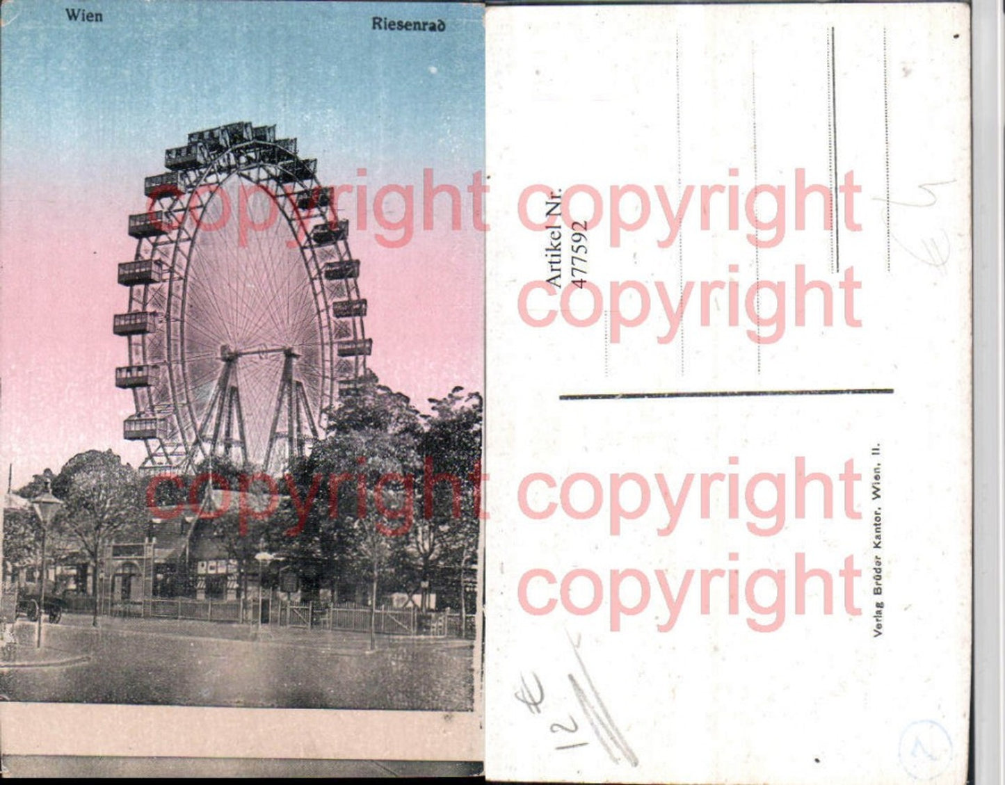 Alte Ansichtskarte – Old Postcard