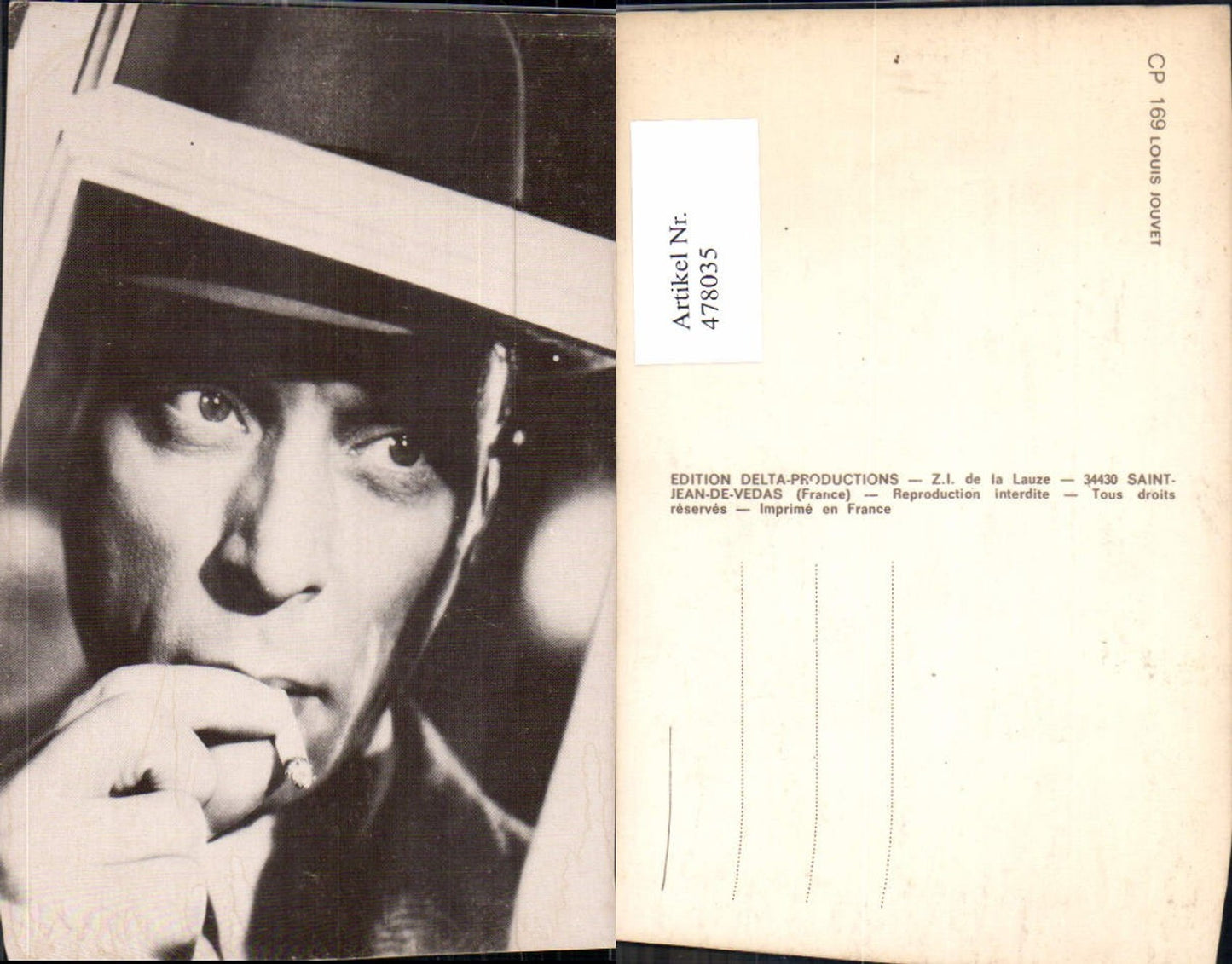 478035,Schauspieler Louis Jouvet Rauchen