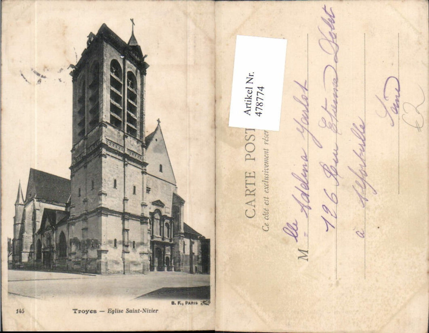 478774,Kirche Troyes Eglise Saint-Nizier