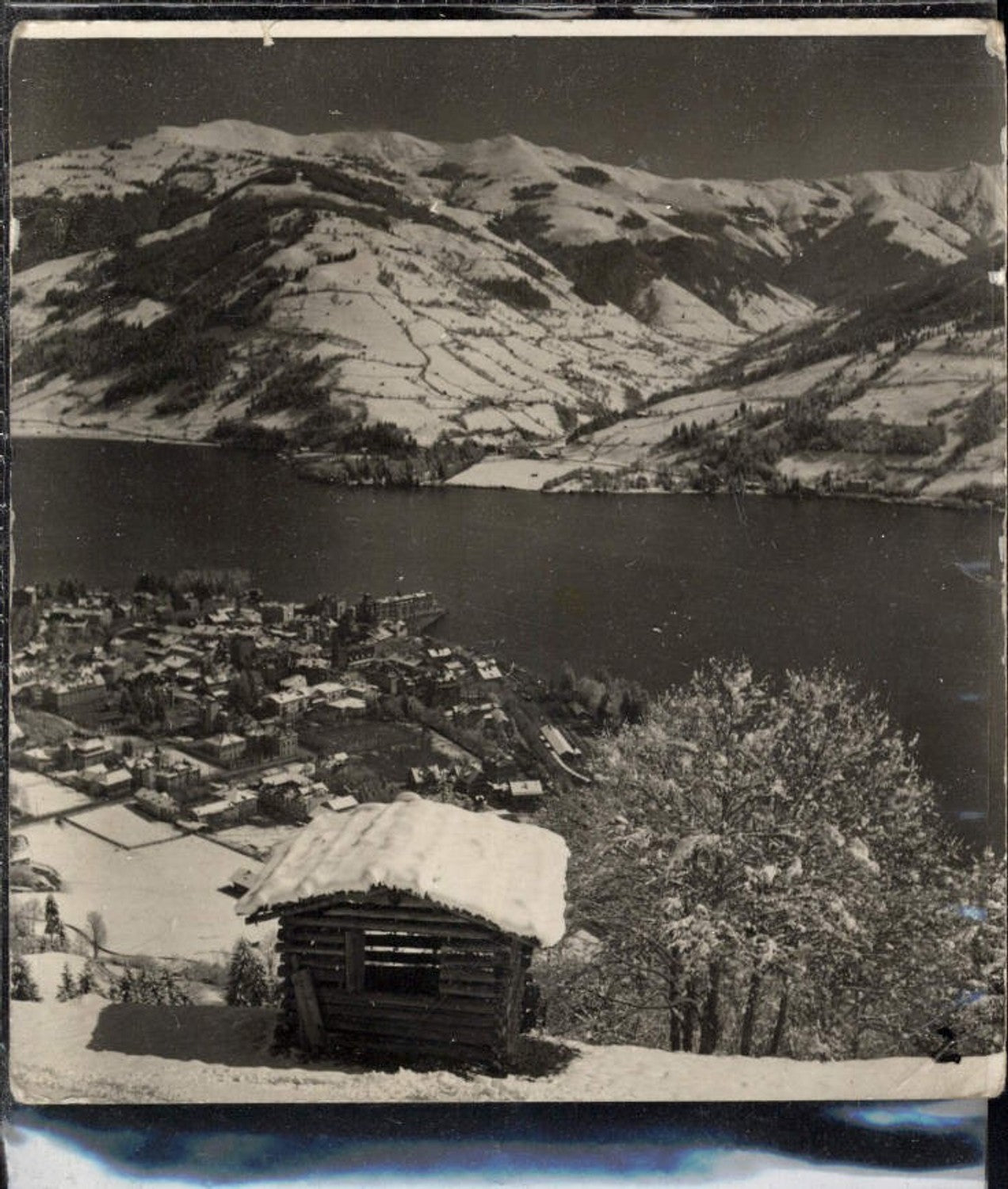 479182,Foto Zell am See geg. d. Hundstein Winteransicht