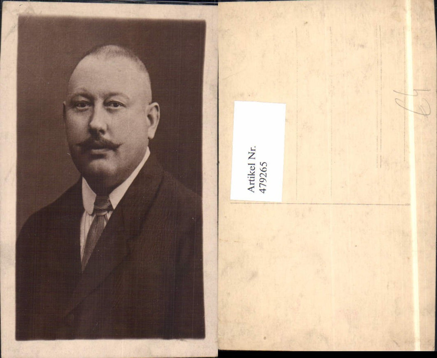 479265,Foto Ak Mann Anzug Portrait