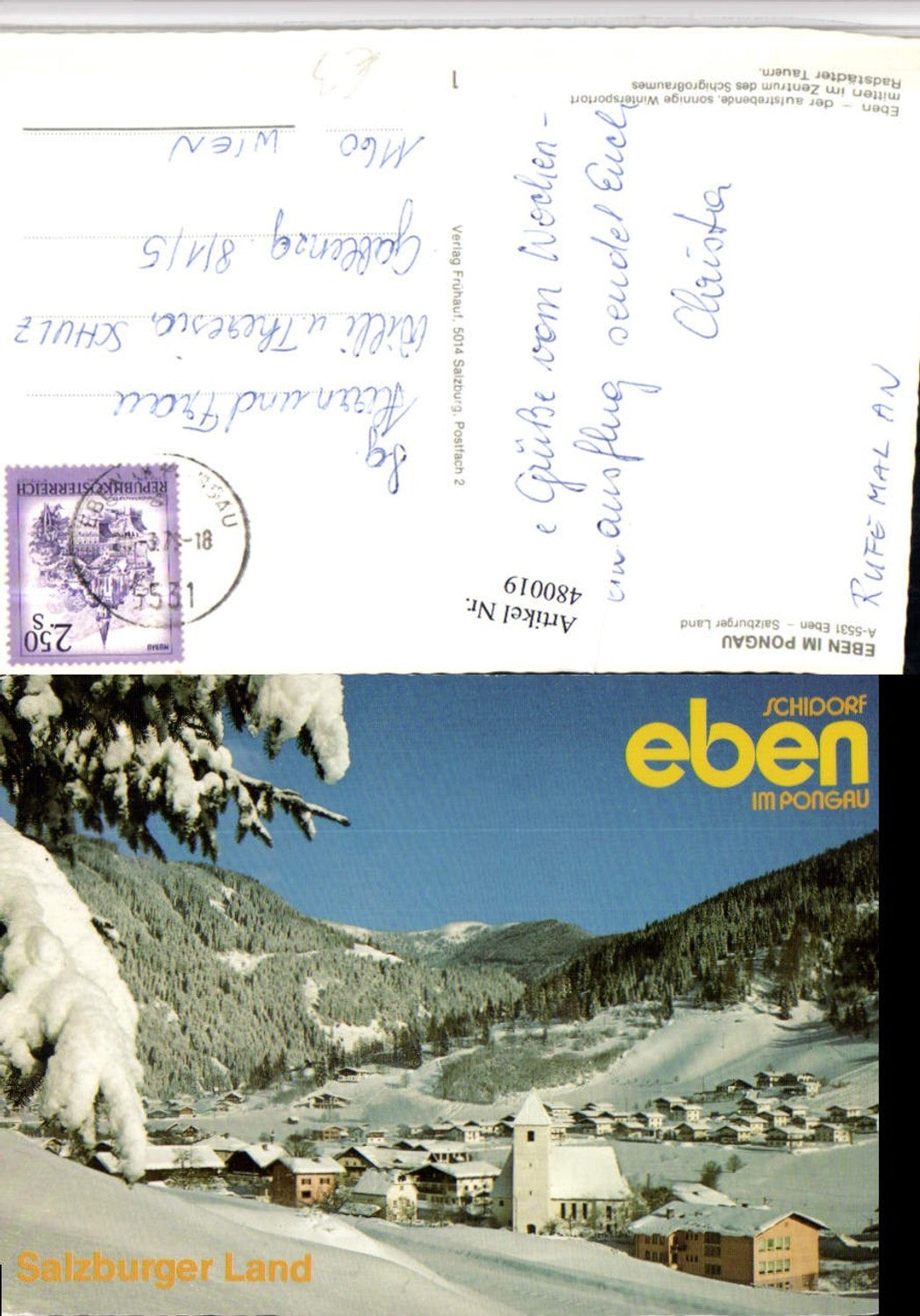 Alte Ansichtskarte – Old Postcard