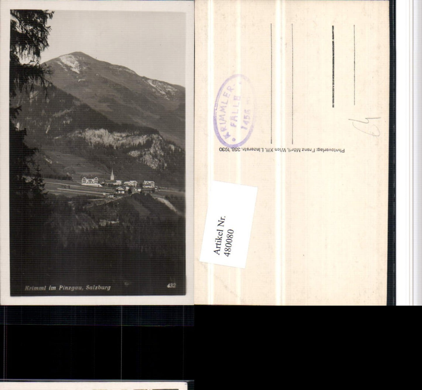 480080,Krimml im Pinzgau Totale Bergkulisse