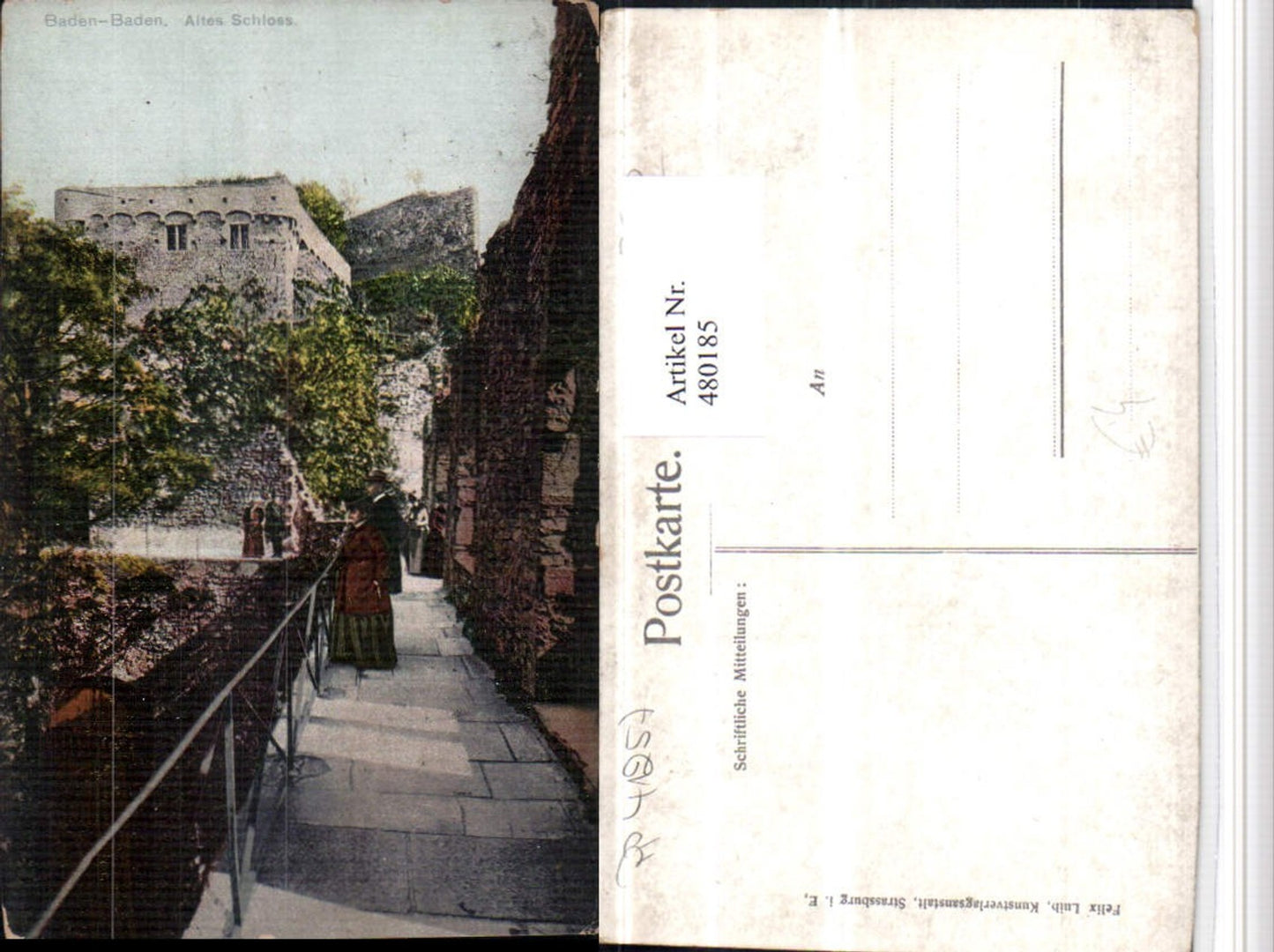 480185,Baden-Baden Altes Schloss Motiv