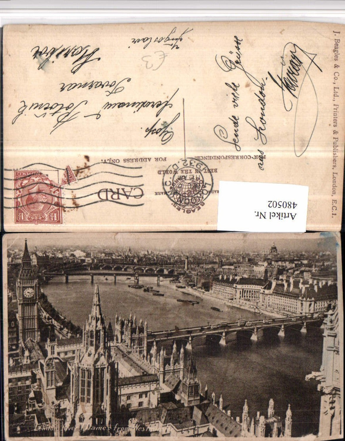 Alte Ansichtskarte – Old Postcard