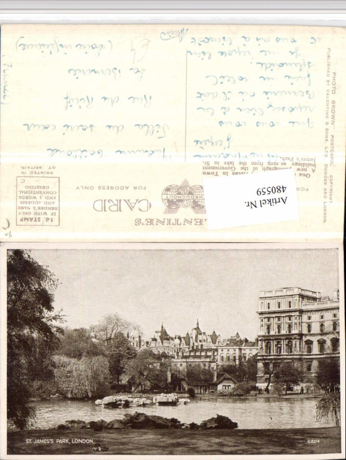 Alte Ansichtskarte – Old Postcard