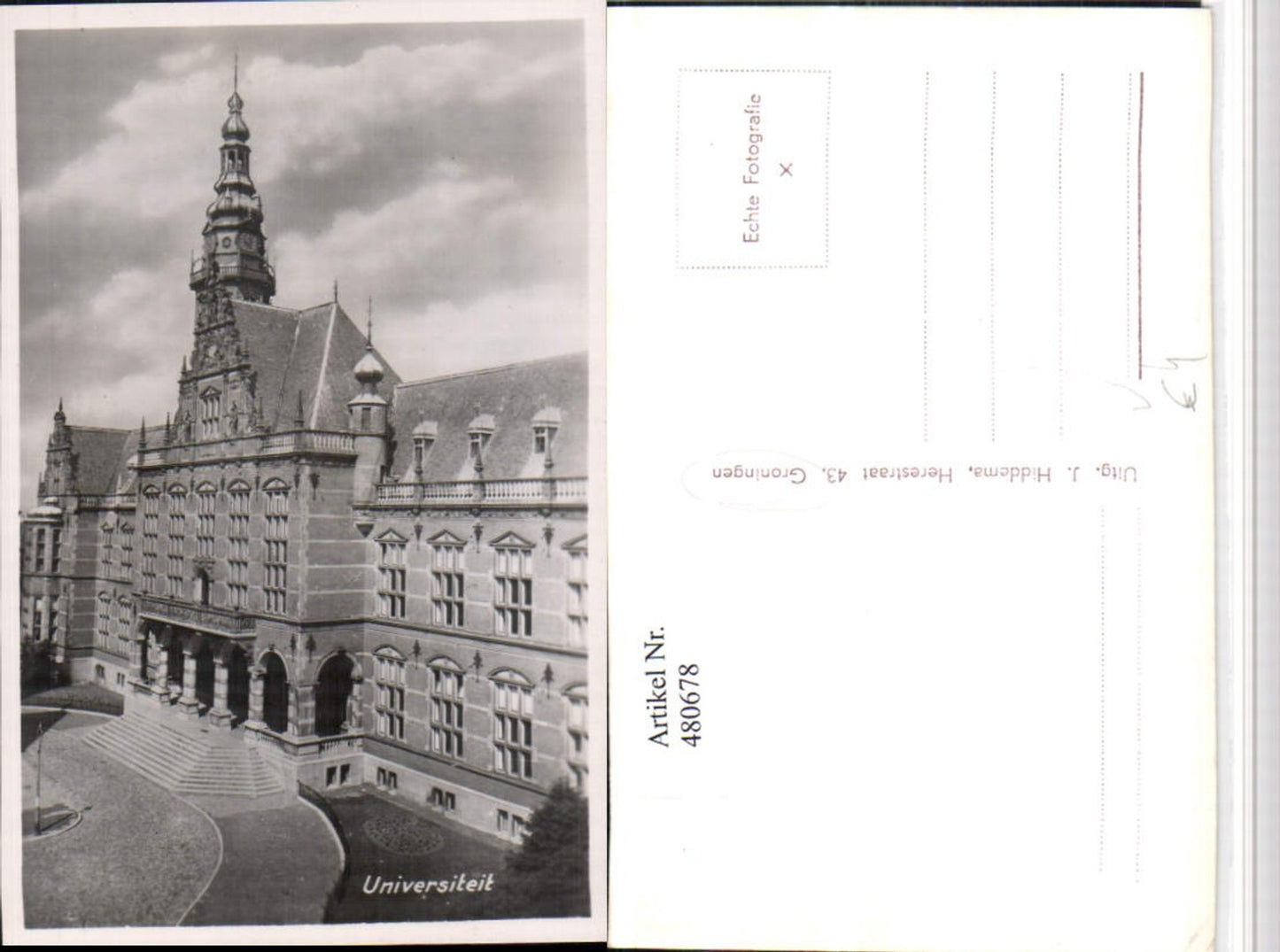 Alte Ansichtskarte – Old Postcard