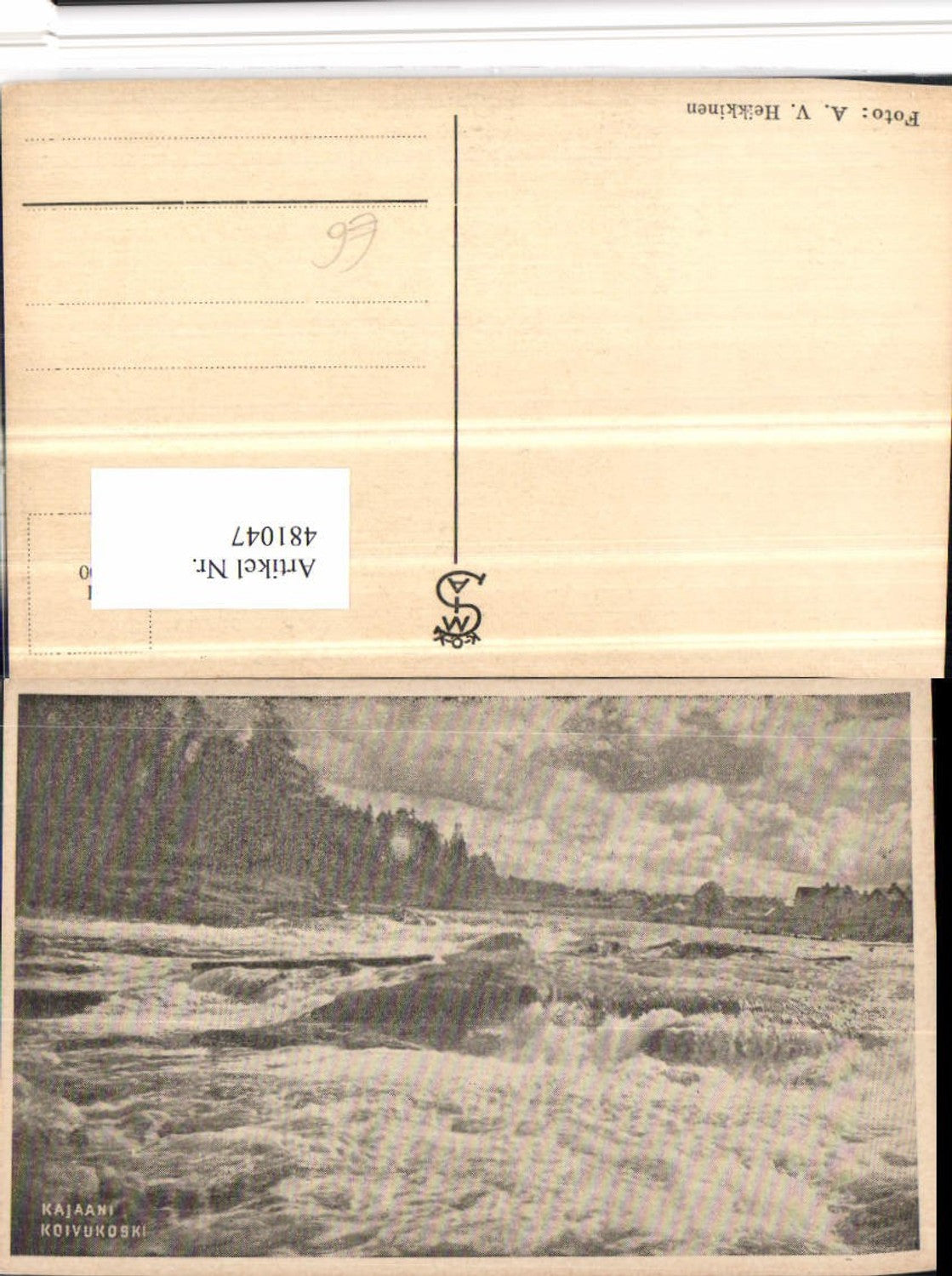 481047,Finland Kajaani Koivukoski Fluss Partie