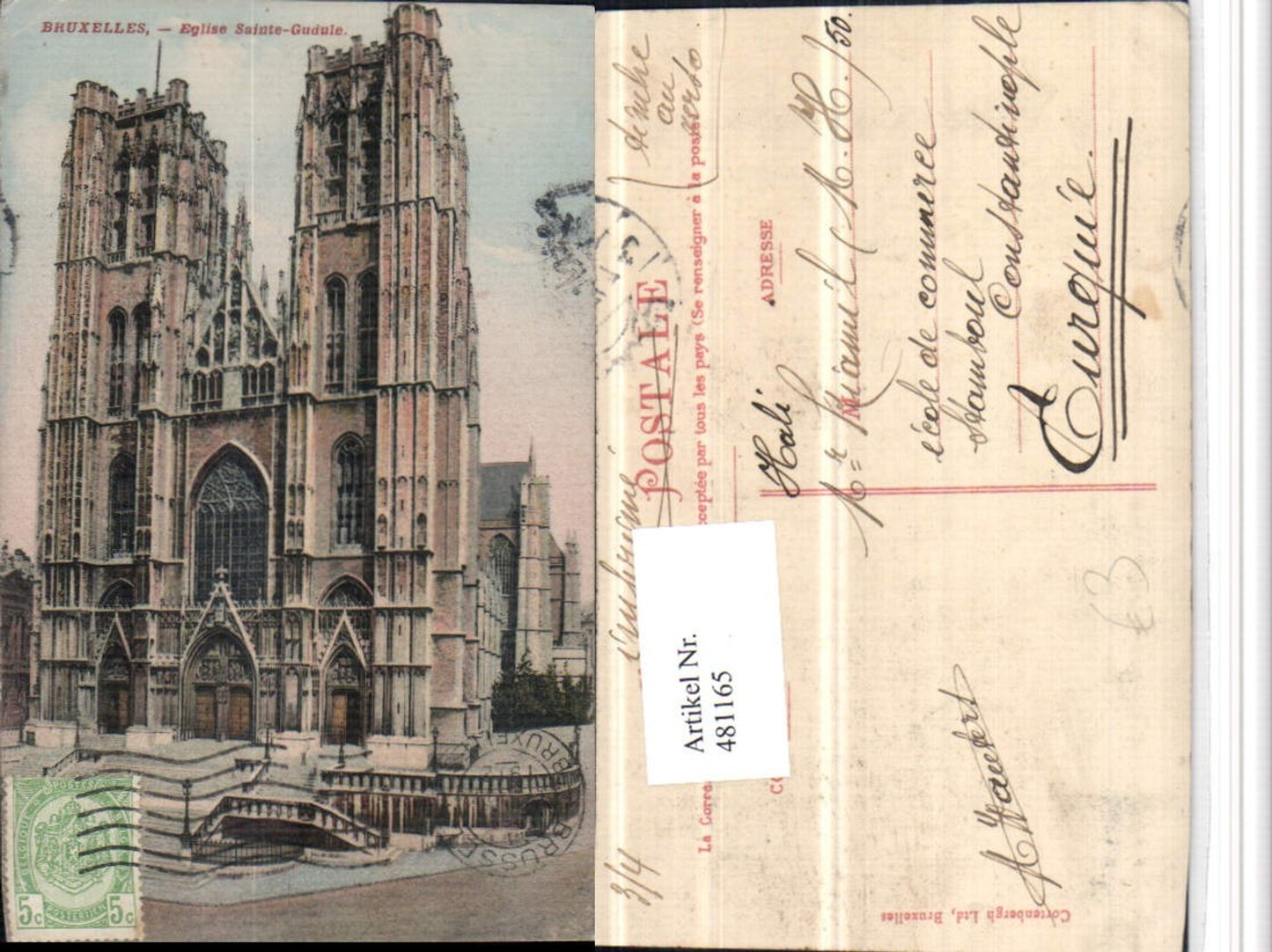 481165,Belgium Bruxelles Brüssel Eglise Sainte-Gudule Kirche