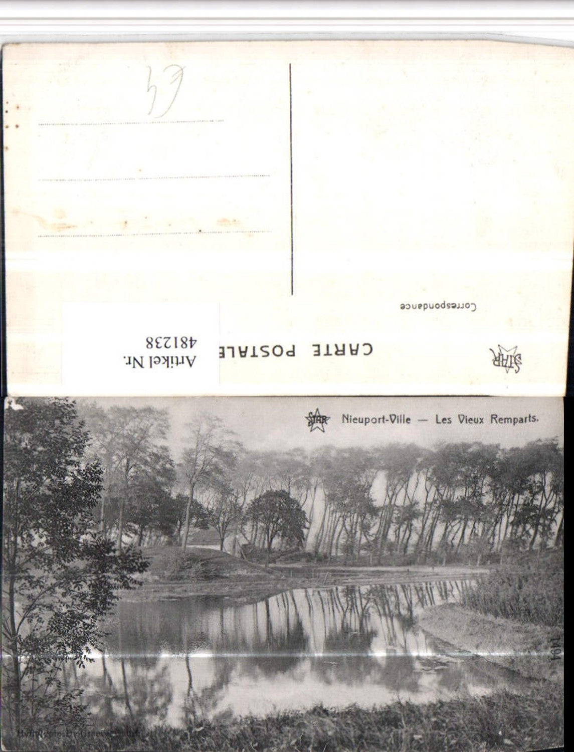 481238,Belgium Nieuport-Ville Nieuwpoort Les Vieux Remparts Gewässer