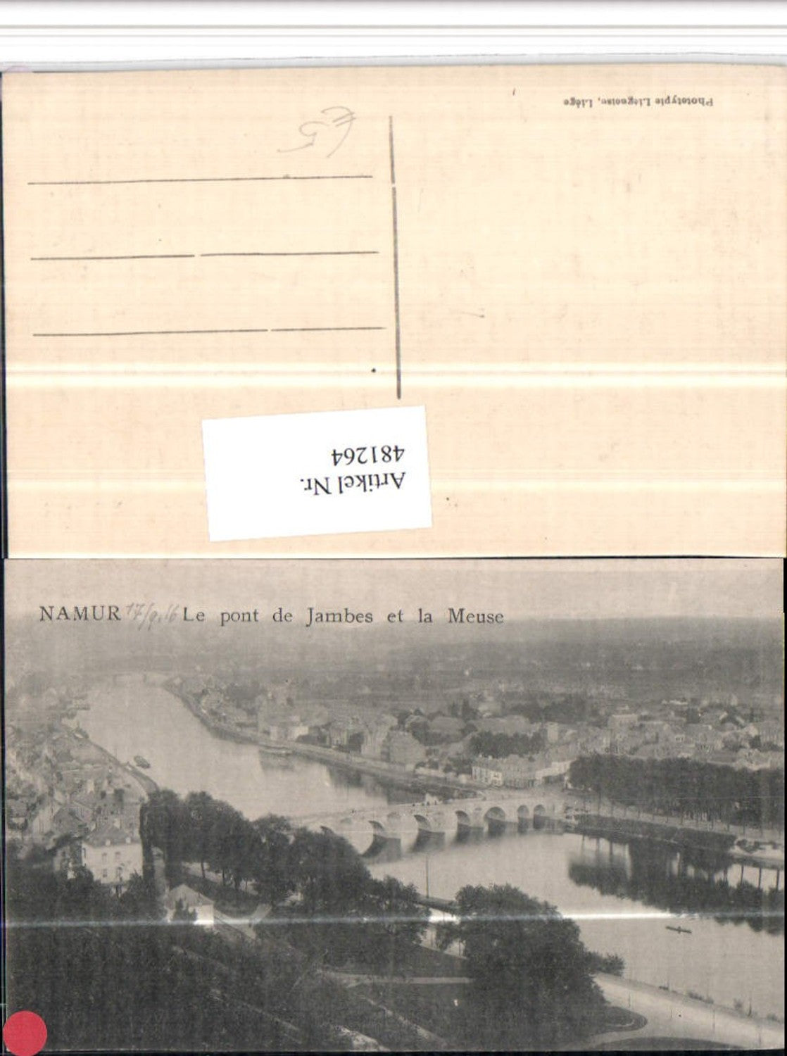 481264,Belgium Namur Le pont de Jambes et la Meuse Brücke
