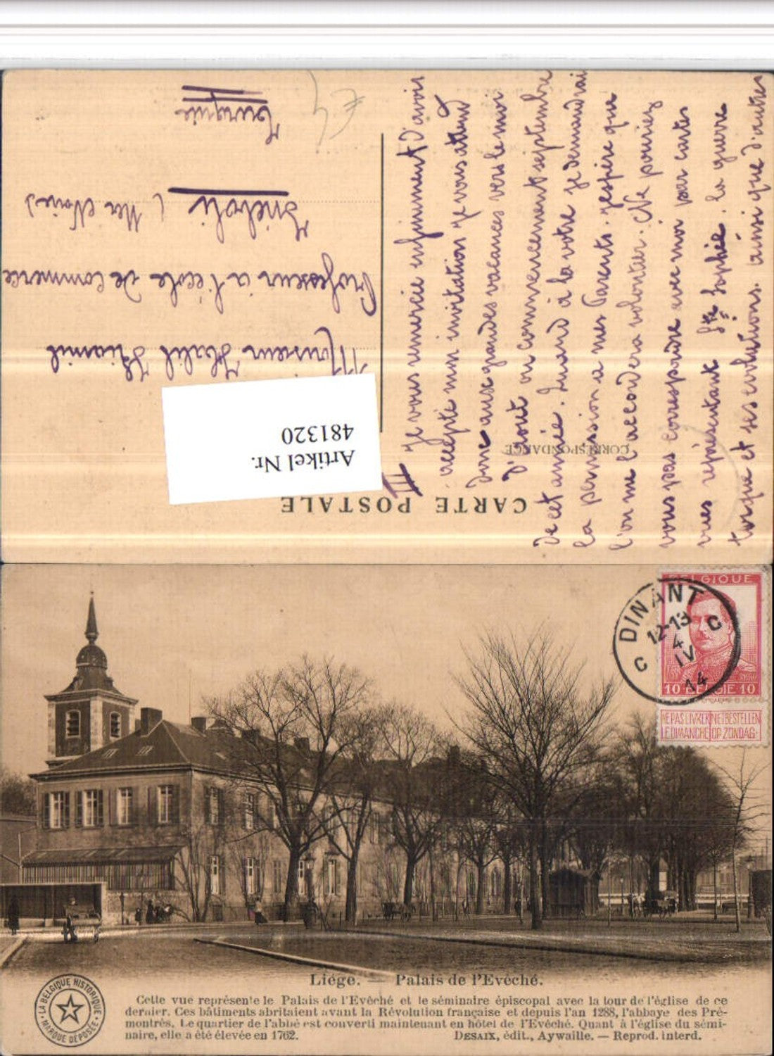 481320,Belgium Liege Lüttich Palais de Eveche Gebäude