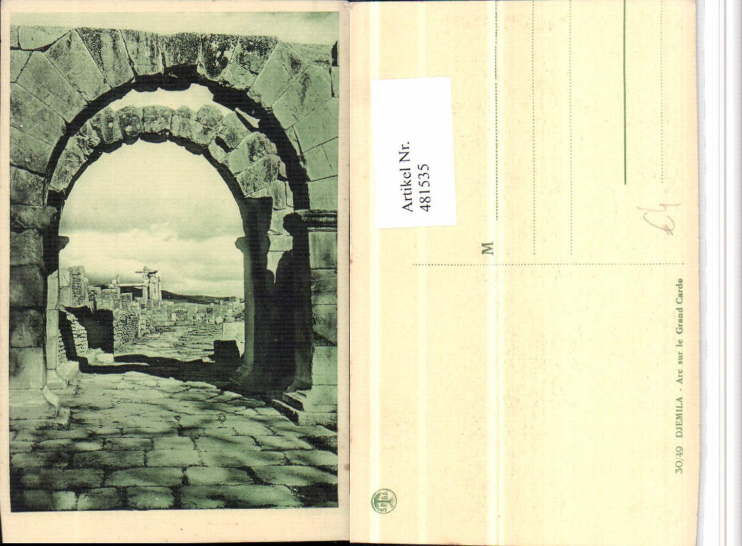 481535,Algeria Djemila Arc sur le Grand Carde Tor