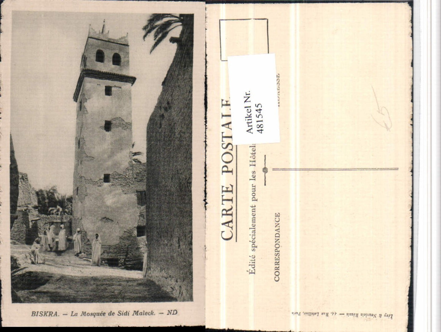 481545,Algeria Biskra La Mosquee de Sidi Maleck Moschee