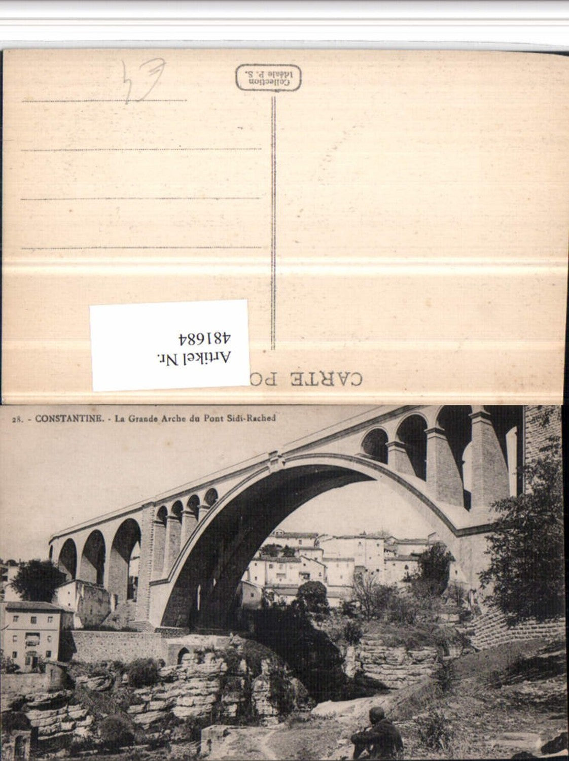 481684,Algeria Constantine Grande Arche du Pont Sidi-Rached Brücke