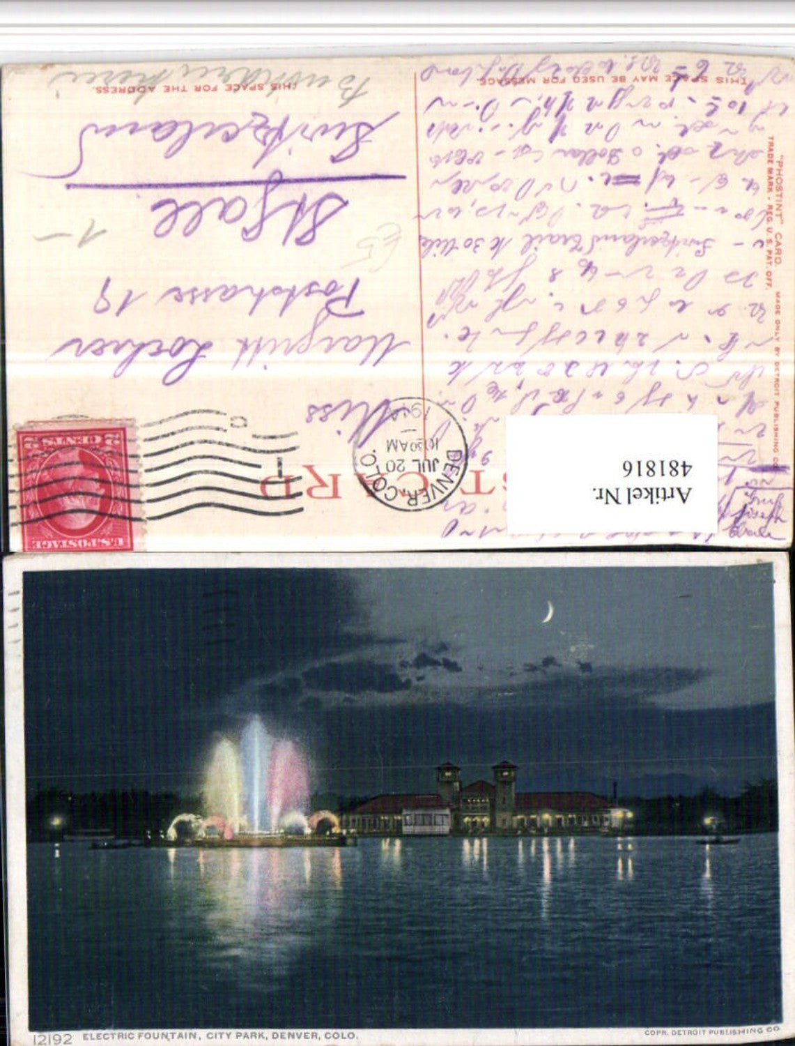 Alte Ansichtskarte – Old Postcard