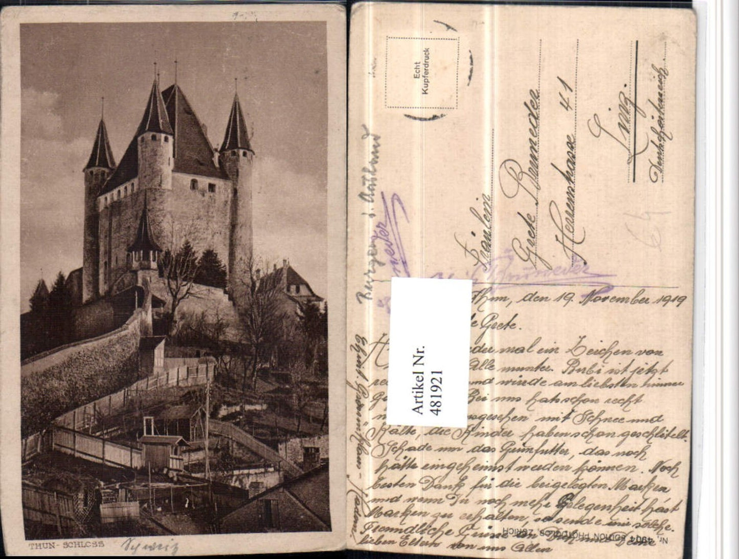 Alte Ansichtskarte – Old Postcard