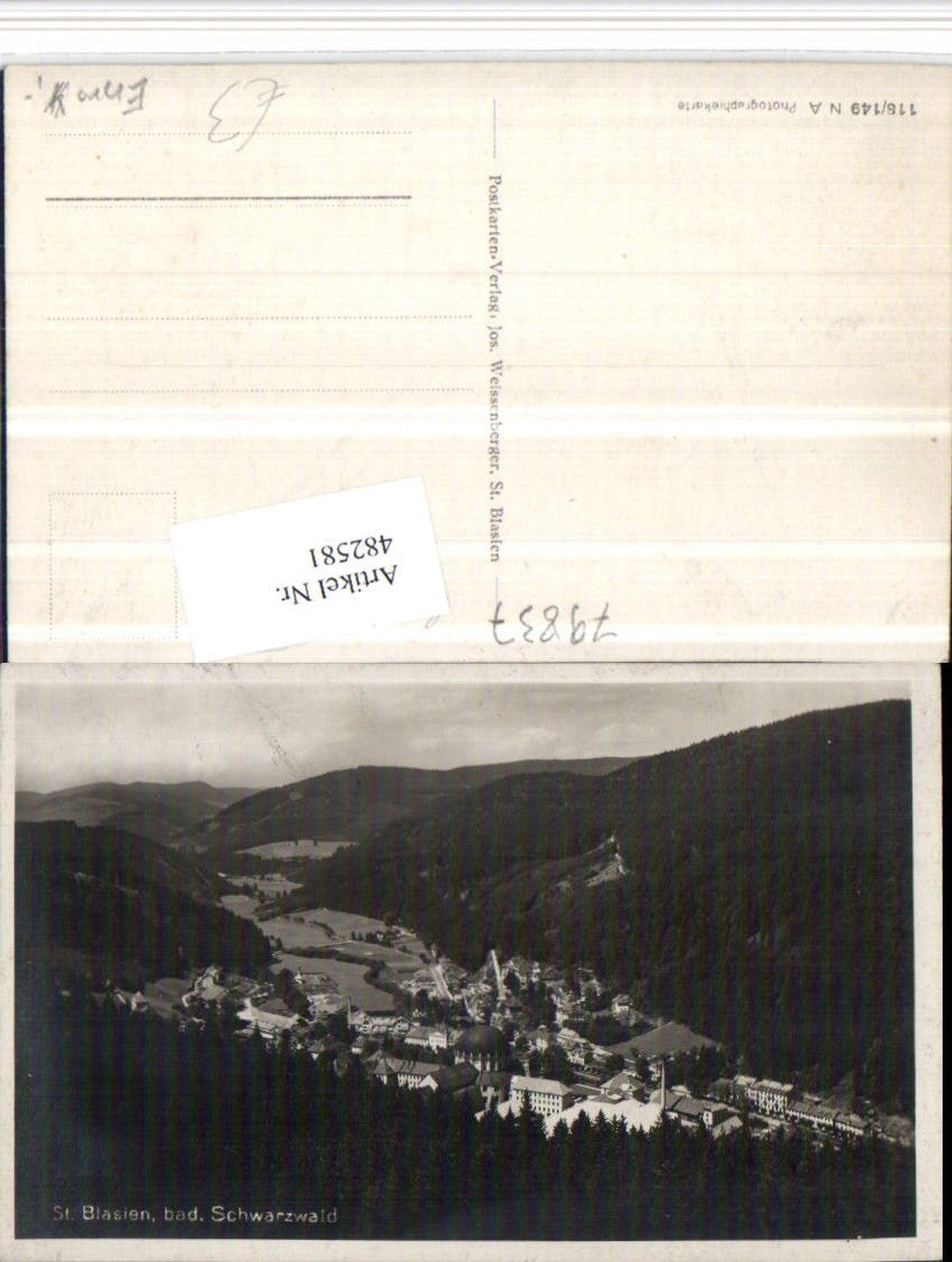 482581, St. Blasien in the Black Forest (Total)