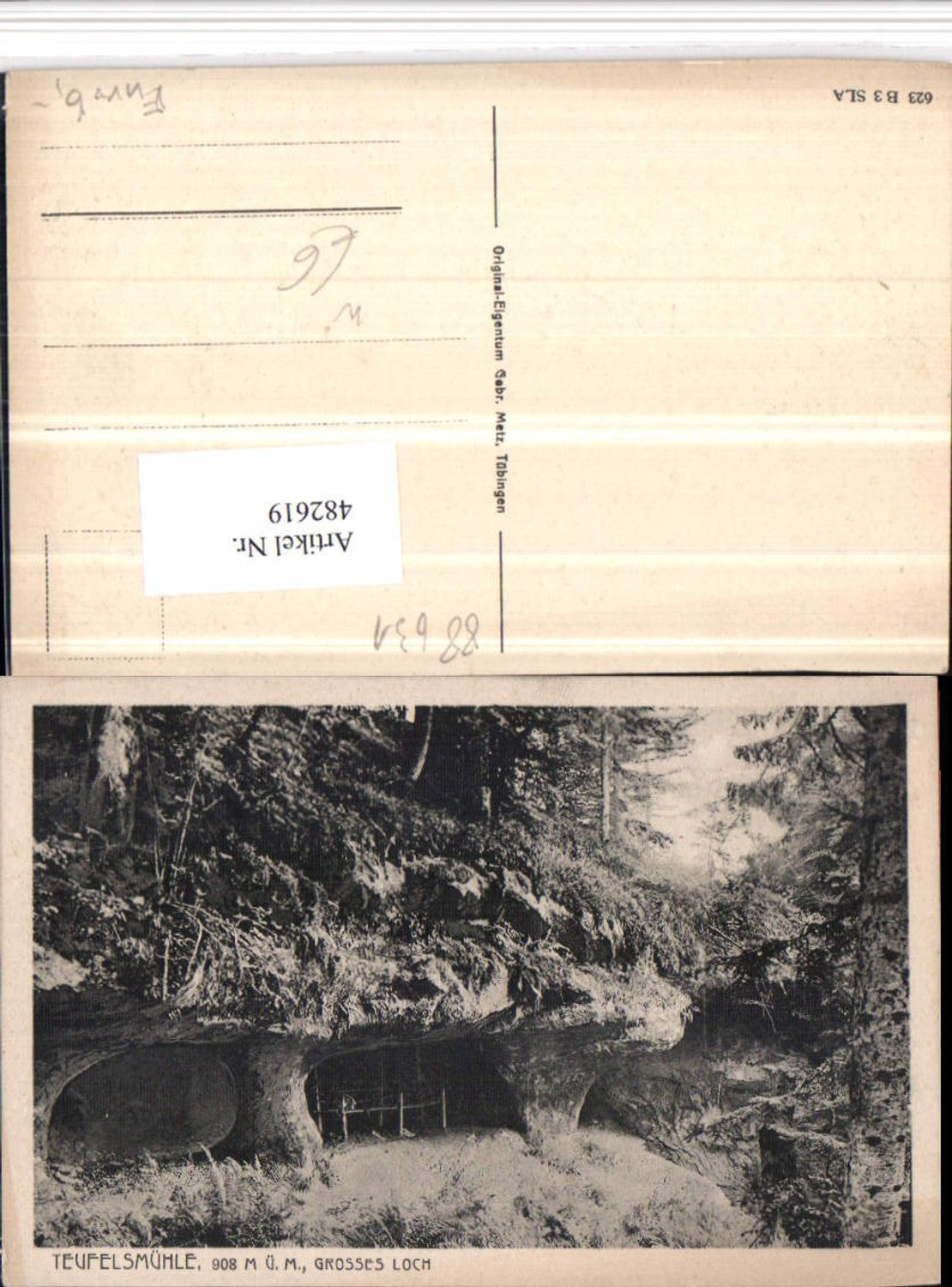 482619,Teufelsmühle Großes Loch b. Bad Herrenalb