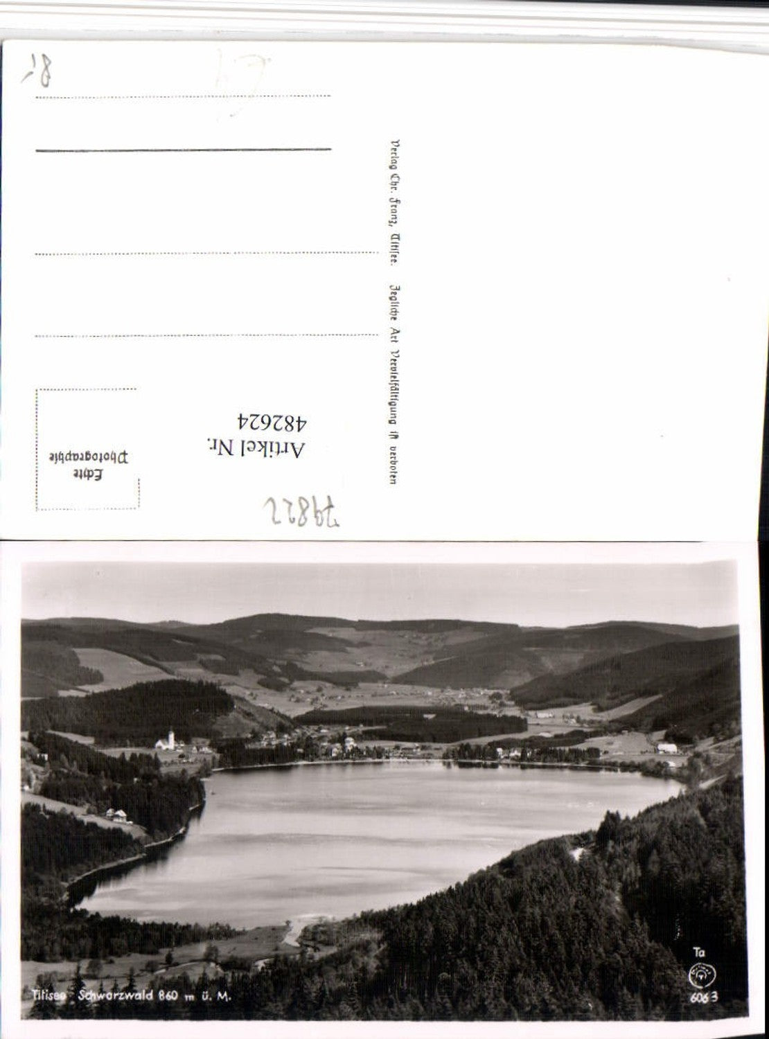 482624, Titisee in the Black Forest Total Lake