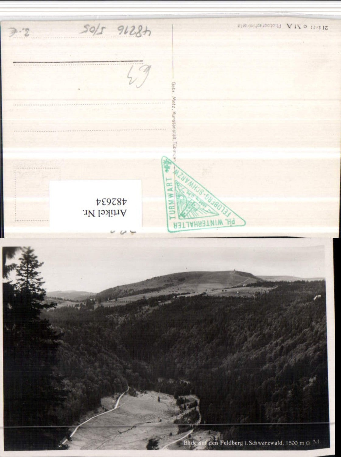 482634,Blick auf den Feldberg im Schwarzwald