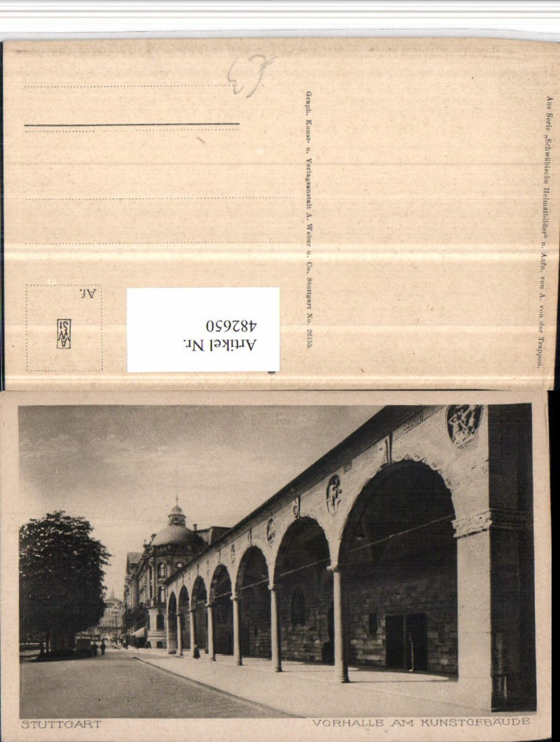 482650,Stuttgart Vorhalle am Kunstgebäude Arkaden