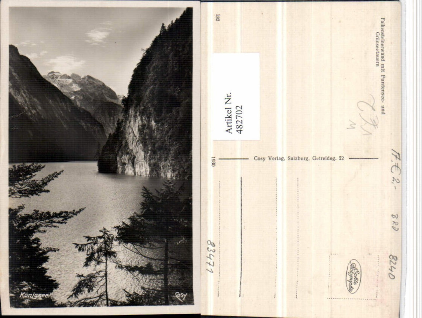 482702,Königssee See b. Schönau Bergkulisse pub Cosy