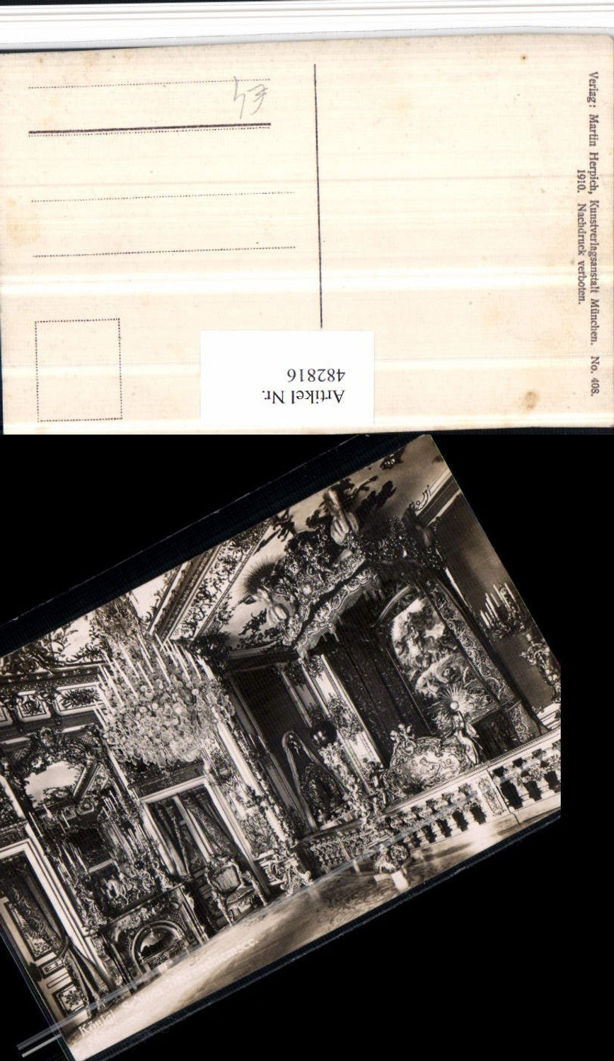 482816,Königliches Schloss Herrenchiemsee Schlafzimmer Innenansicht