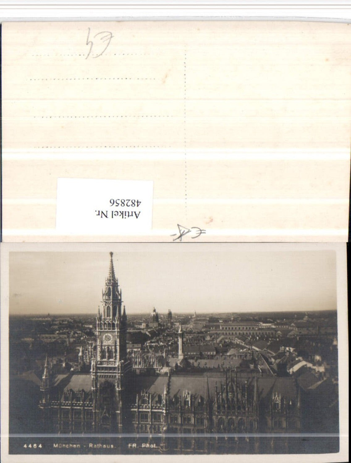 482856,München Teilansicht m. Rathaus
