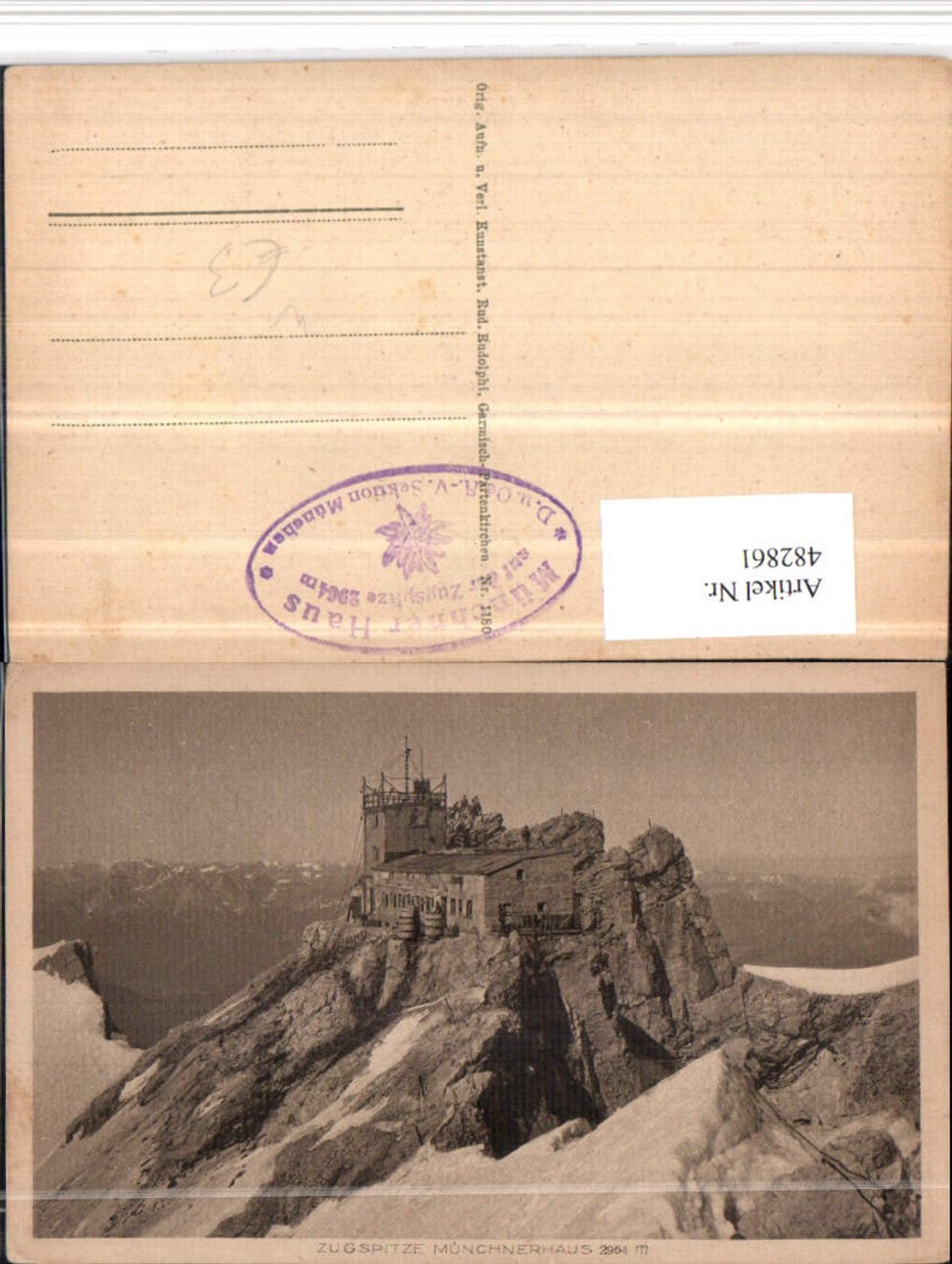 482861,Zugspitze Münchnerhaus Berghütte b. Garmisch Bergkulisse
