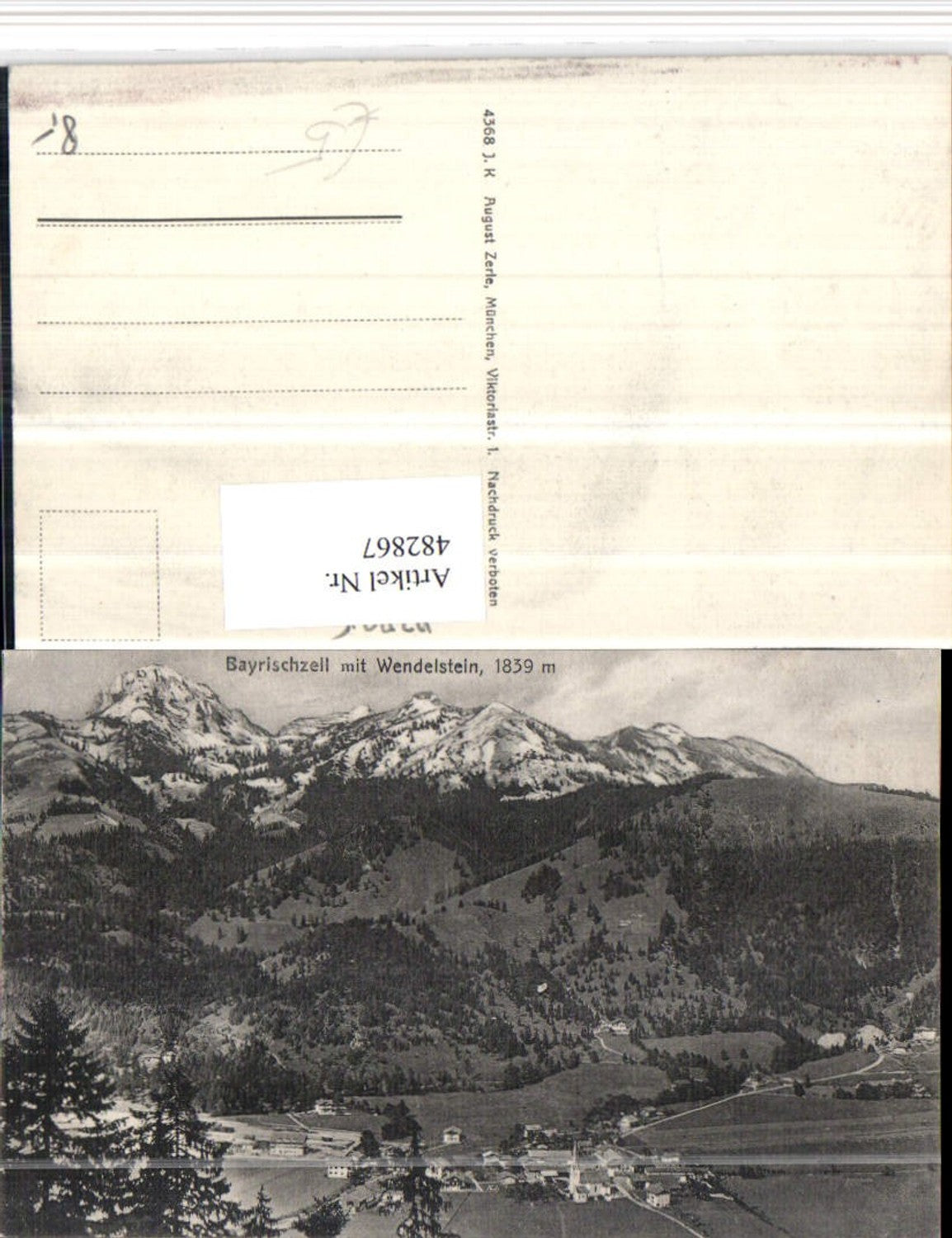482867,Bayrischzell Totale m. Wendelstein Bergkulisse